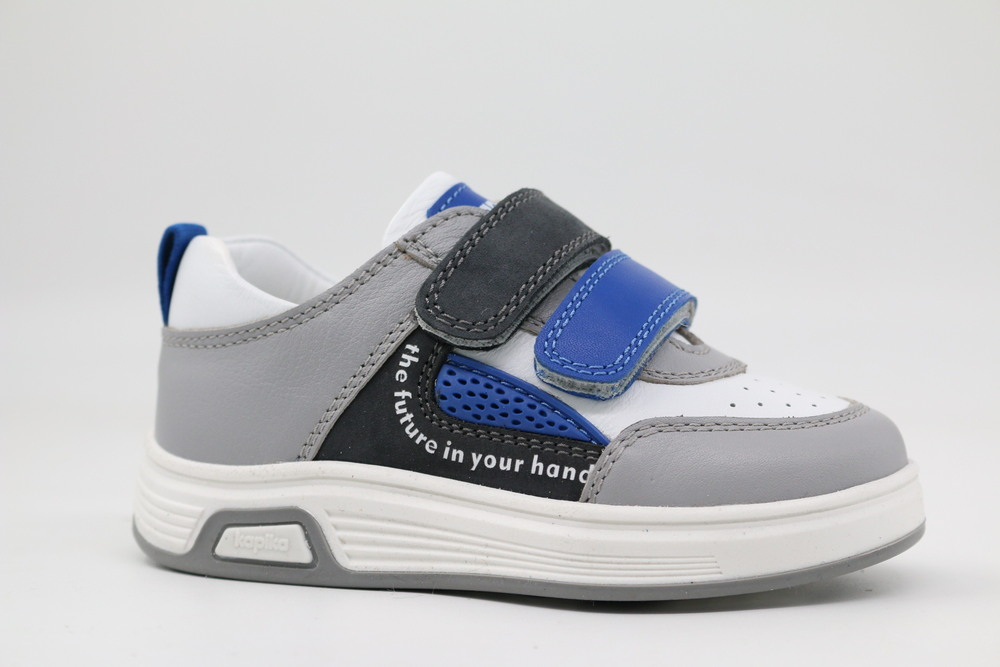 21490т-1 серый-синий 21-1,22-1,23-1,24-1,25-1 Kapika П/ботинки Актив.отдых Кроссовки Нат.кожа, Кожподклад, ТЭП (термоэластопласт) В/О Муж