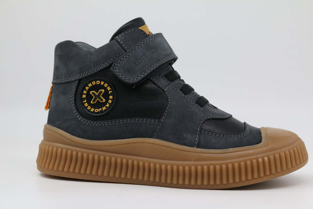 52643ут-1 Сер 28-1,29-1,30-1,31-1,32-1 Kapika Ботинки Повсед Оксфорд Нат.кожа, Байка/Флис, ТЭП (термоэластопласт) В/О Муж