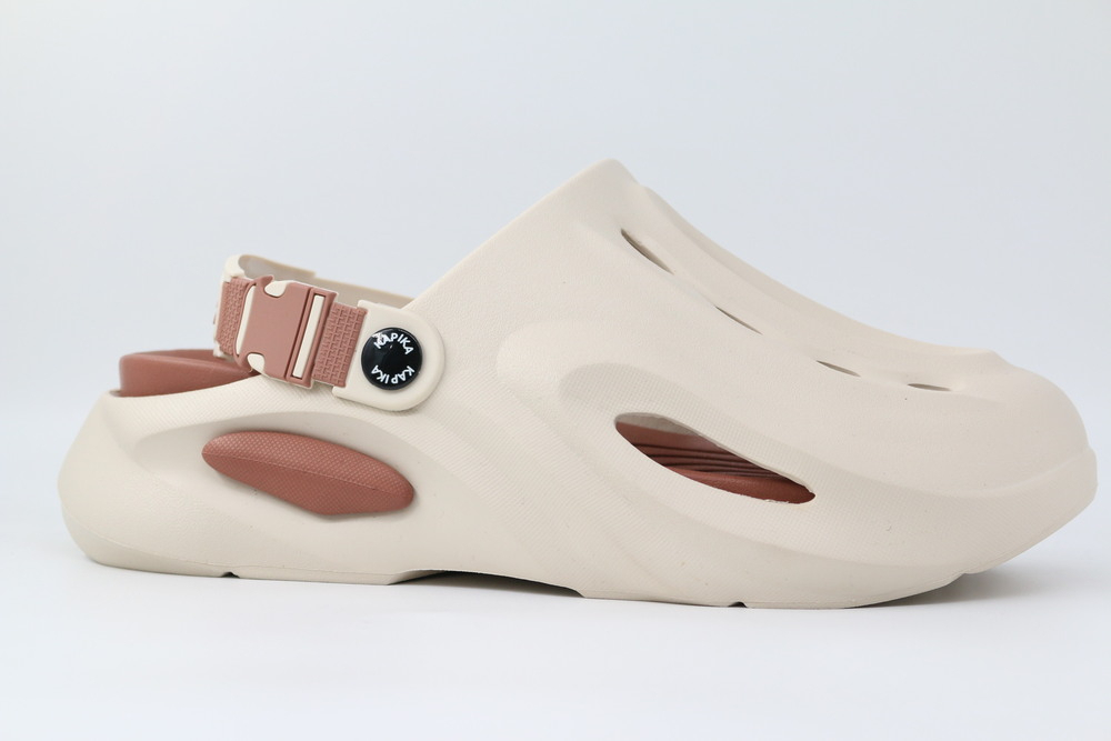 84101-1 бежевый-коричневый 37-2,39-2,41-2,43-2 Kapika Туфли Пляж Кроксы ЭВА, Без подклада, ЭВА Лето Муж