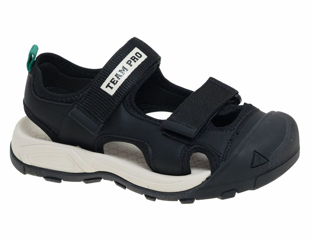 R252511531BK Чёр 33-2,34-2,35-2,36-2,37-2 Сказка Туфли Актив.отдых Сандалеты Иск.мат, Текстиль Лето Муж