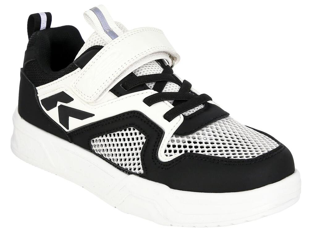 MPQ_2501-2_black-white 32-1,33-1,34-1,35-1,36-1,37-1 Kenka П/ботинки Актив.отдых Кроссовки Иск.мат, Без подклада, ЭВА Лето Муж