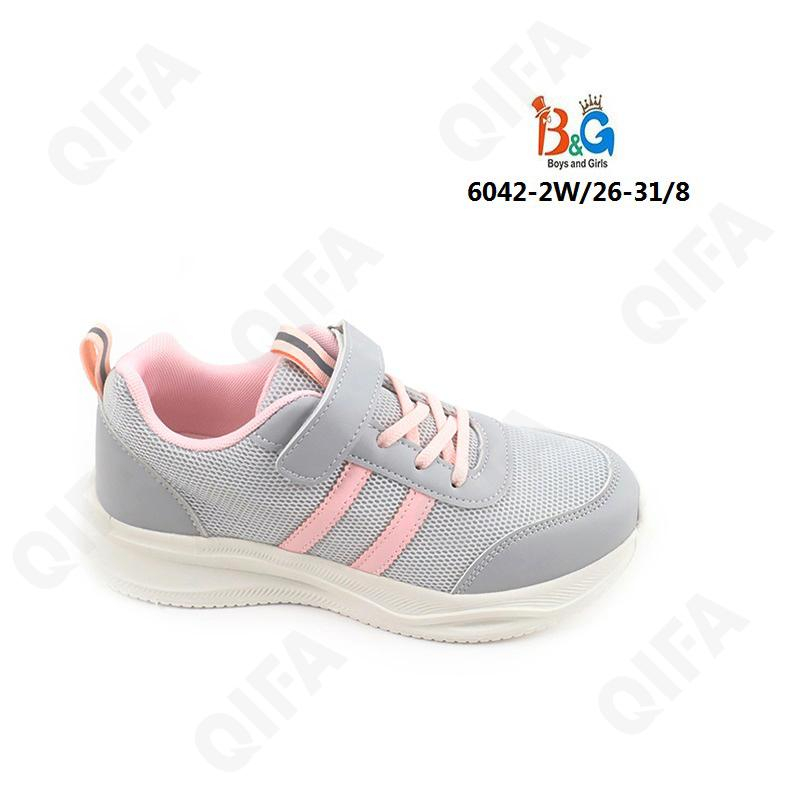 RC51_W6042-2W светло-серый 26-1,27-1,28-2,29-2,30-1,31-1 Boys and Girls П/ботинки Актив.отдых Кроссовки Иск.мат, Текстиль, ЭВА (EVA-Этиленвинилацетат)