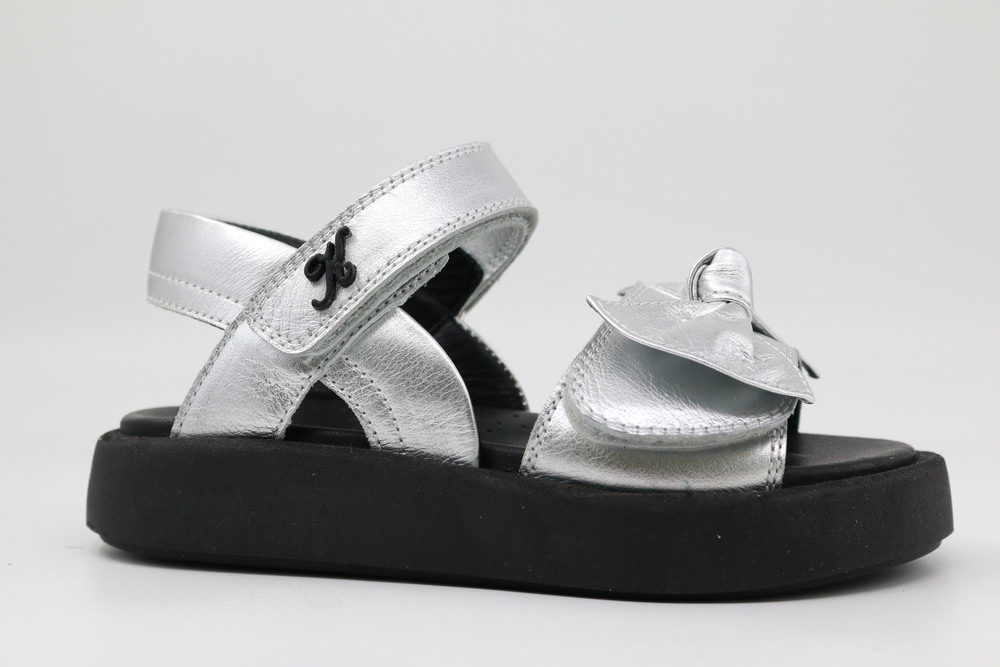 33944т-1 Сереб 31-1,32-1,33-1,34-1,35-1 Kapika Туфли Повсед Сандалии Нат.кожа, Кожподклад, ТЭП (термоэластопласт) Лето жен