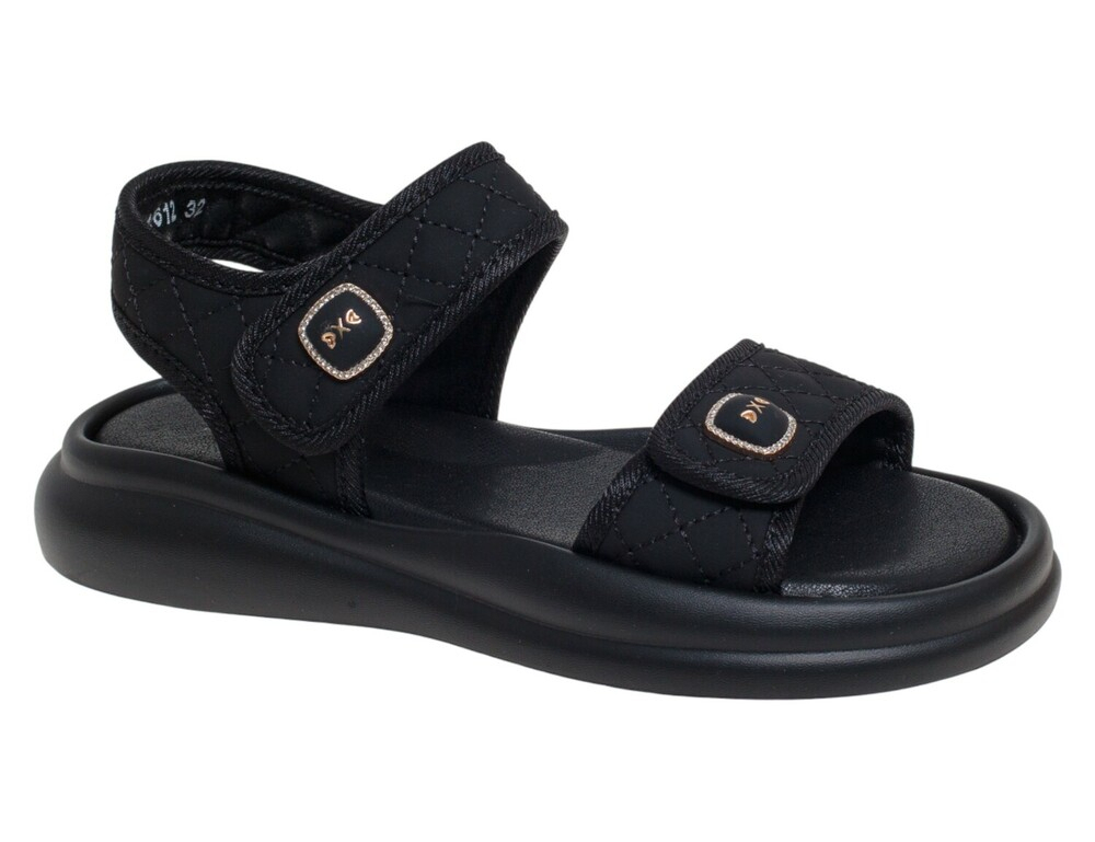 R857811612BK Чёр 32-1,33-2,34-2,35-2,36-2,37-1 Сказка Туфли Повсед Сандалии Иск.мат, Иск.кожа Лето жен