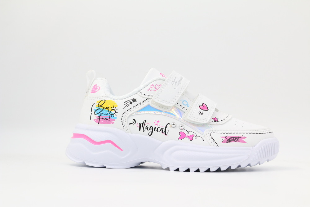 721220-1 Бел 28-1,29-1,30-1,31-1,32-1 Kapika П/ботинки Актив.отдых Кроссовки Иск.мат, Текстиль, ЭВА В/О жен