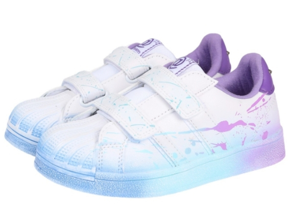 AL 17284 Бел 30-1,31-1,32-1,33-1,34-1,35-1 Antilopa П/ботинки Актив.отдых Кроссовки Иск.мат, Текстиль В/О жен