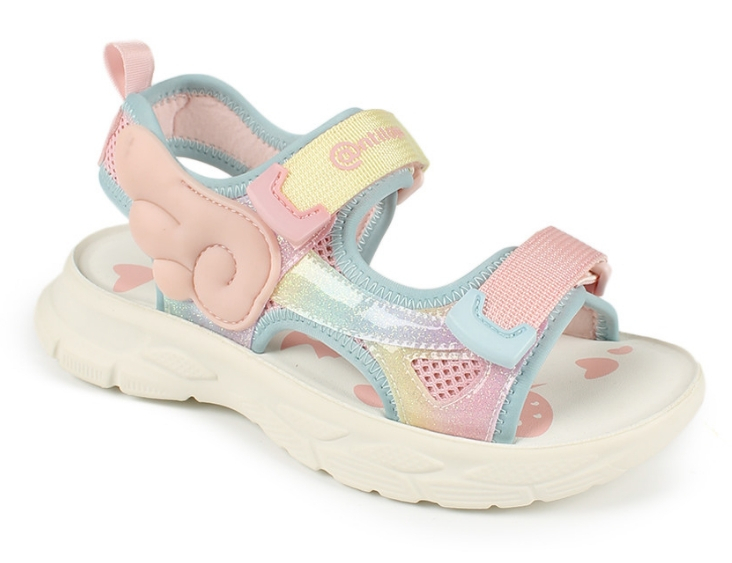 AL 17470 Мультиколор 32-1,33-1,34-1,35-1,36-1,37-1 Antilopa Туфли Повсед Сандалии Иск.мат, Текстиль Лето жен