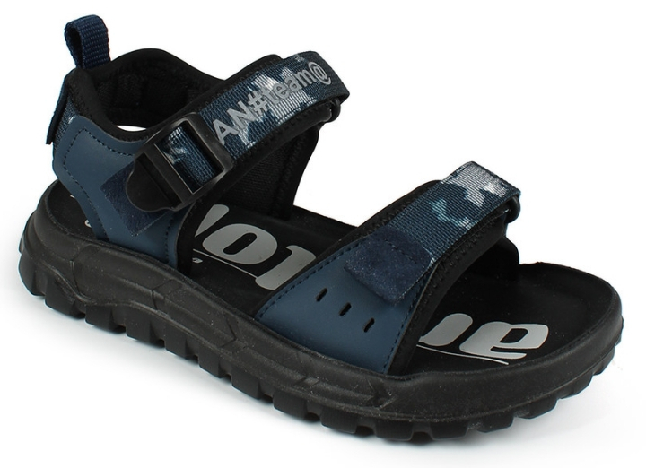 AL 17493 Син 36-1,37-1,38-1,39-1,40-1,41-1 Antilopa Туфли Актив.отдых Сандалии Иск.мат, Текстиль Лето Муж