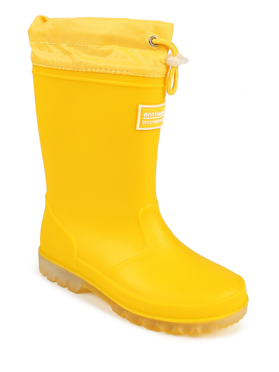 AL 17498 Жёл 30-1,31-1,32-1,33-1,34-1,35-1 Antilopa Сапоги Повсед Веллингтон ПВХ, Текстиль В/О Муж
