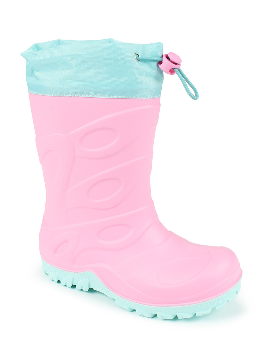 AL 17762 Роз 30-1,31-1,32-1,33-1,34-1,35-1 Antilopa Сапоги Повсед Веллингтон ПВХ, Текстиль В/О жен