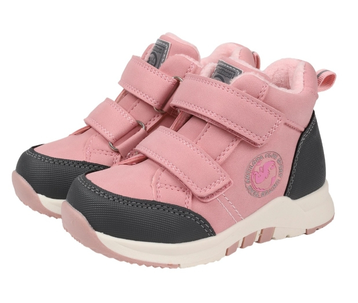 AL 17848 Роз 21-1,22-1,23-1,24-1,25-1,26-1 Antilopa Ботинки Повсед Дерби Иск.мат, Байка/Флис В/О жен