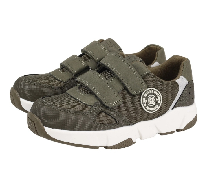 AL 6010-1 хаки 31-1,32-1,33-1,34-1,35-1,36-1 Antilopa П/ботинки Актив.отдых Кроссовки Иск.мат, Текстиль В/О Муж