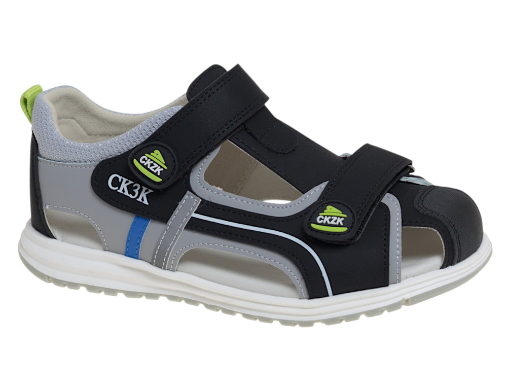 R511311712BK Чёр 32-1,33-2,34-2,35-2,36-2,37-1 Сказка П/ботинки Повсед Сандалеты Иск.мат, Иск.кожа Лето Муж