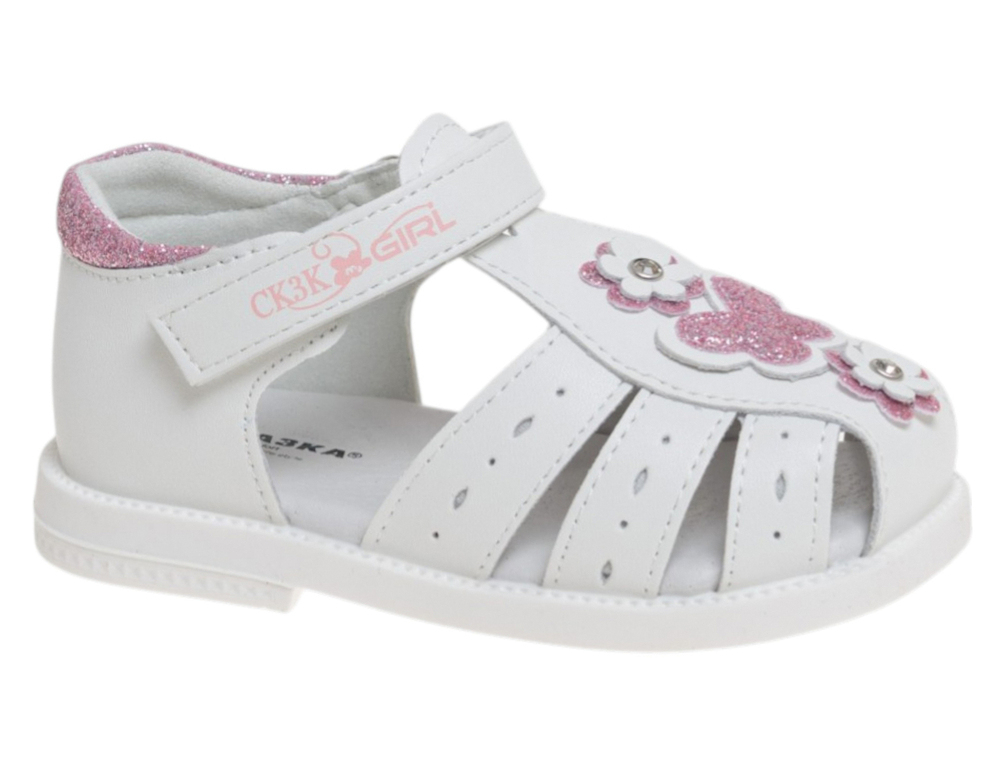 R822210157W Бел 22-2,23-2,24-2,25-2,26-2 Сказка П/ботинки Повсед Сандалеты Иск.мат, Иск.кожа Лето жен