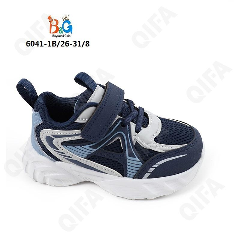 RC51_6041-1B Син 26-1,27-1,28-2,29-2,30-1,31-1 Boys and Girls П/ботинки Актив.отдых Кроссовки Иск.мат, Текстиль, ЭВА (EVA-Этиленвинилацетат) В/О Муж