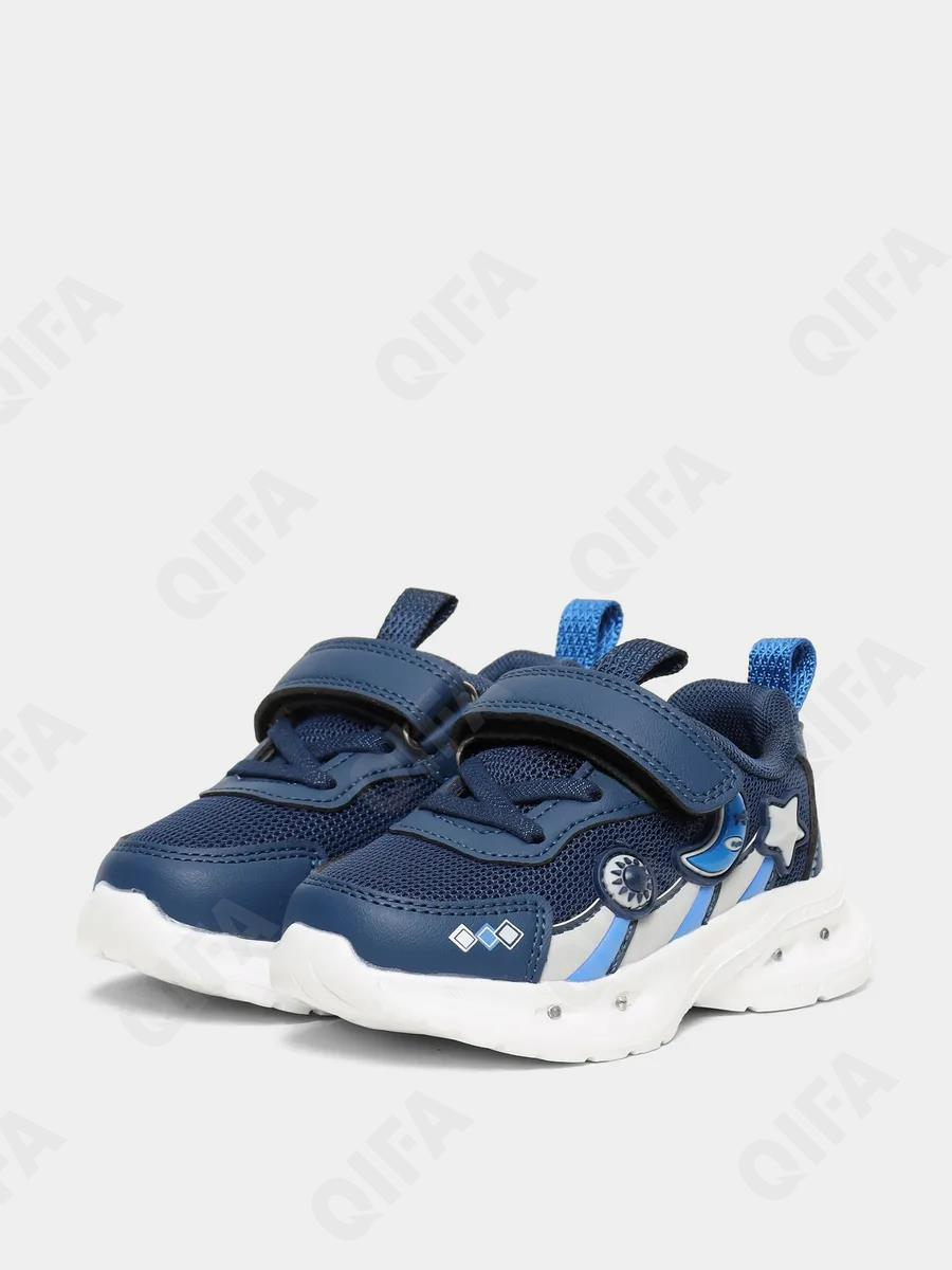 RC51_2601887_26 Син МОНО 26-10 Boys and Girls П/ботинки Актив.отдых Кроссовки Иск.мат, Текстиль, ЭВА (EVA-Этиленвинилацетат) В/О Муж