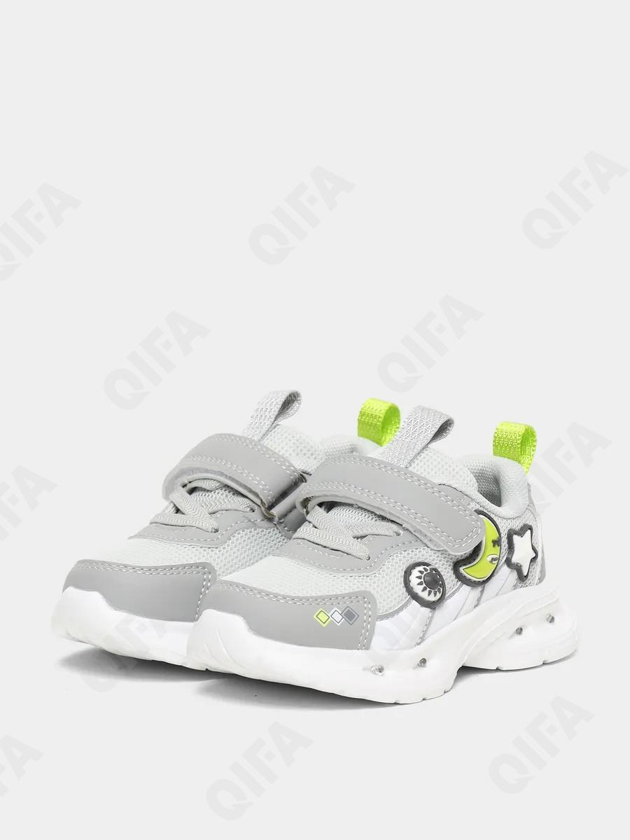 RC51_2601890_23 Сер МОНО 23-10 Boys and Girls П/ботинки Актив.отдых Кроссовки Иск.мат, Текстиль, ЭВА (EVA-Этиленвинилацетат) В/О Муж