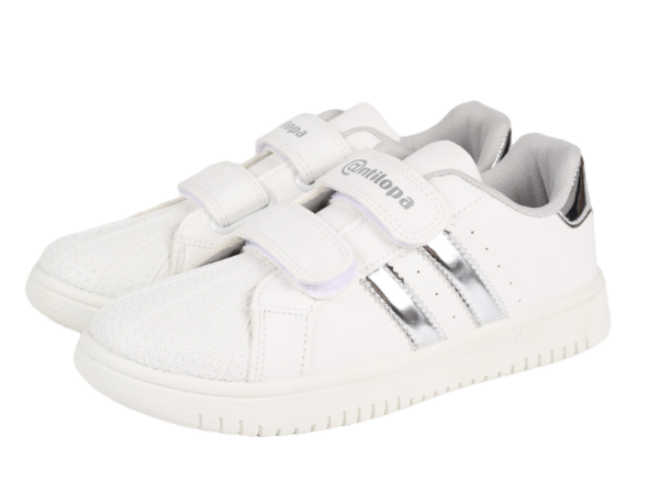 AL 17867 Бел 32-1,33-1,34-1,35-1,36-1,37-1 Antilopa П/ботинки Актив.отдых Дерби Иск.мат, Текстиль В/О жен