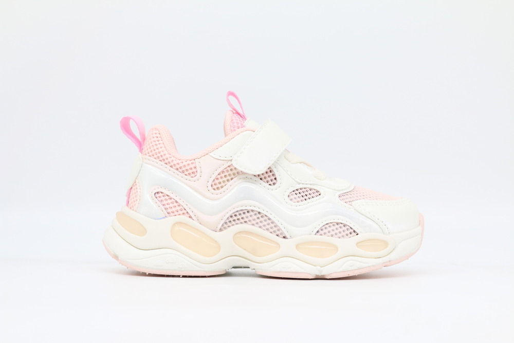 721216н-1 белый-розовый 26-1,27-1,28-1,29-1,30-1 Kapika П/ботинки Актив.отдых Кроссовки Иск.мат, Текстиль, ЭВА/ТПУ В/О жен