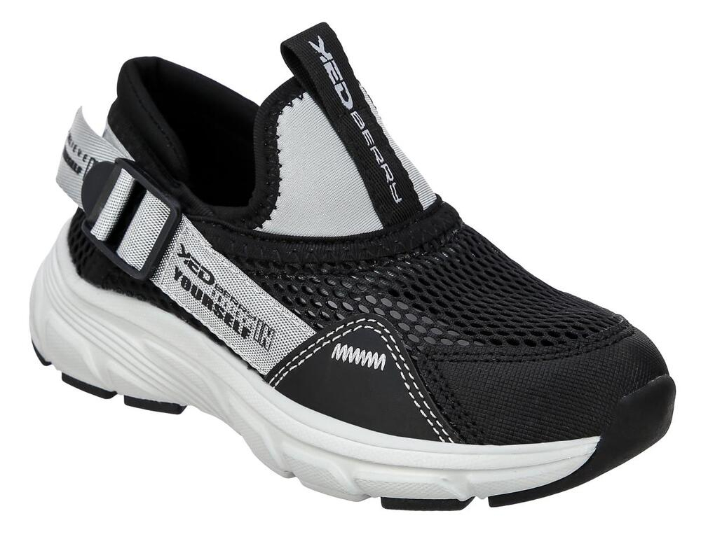 KUT_2547_black-grey 28-1,29-1,30-1,31-1,32-1,33-1 Kedberry П/ботинки Актив.отдых Слипоны Текстиль, Без подклада, ЭВА Лето Муж