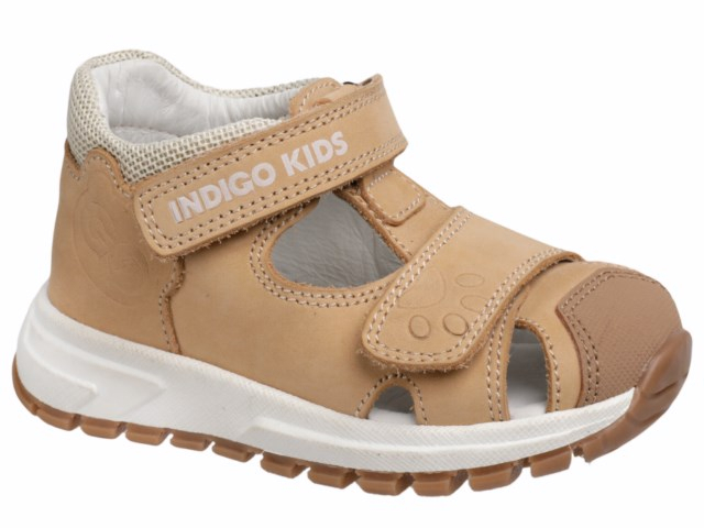 15-250A Кэмел 27-2,28-2,29-2,30-2,31-2,32-2 Indigo kids П/ботинки Повсед Сандалеты Нат.кожа, Кожподклад, ТЭП Лето Муж