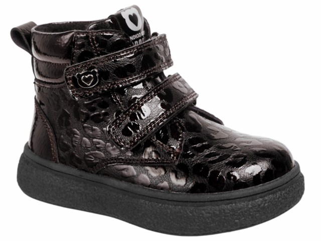 19-133C Бордо 24-2,25-2,26-2,27-2,28-2 Indigo kids Ботинки Повсед Дерби Нат.кожа, Байка/Флис, ТЭП В/О жен