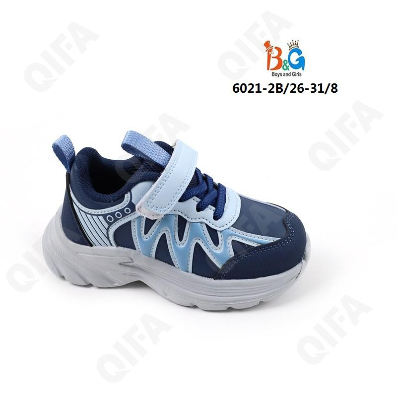 RC51_6021-2B Син 26-1,27-1,28-2,29-2,30-1,31-1 Boys and Girls П/ботинки Актив.отдых Кроссовки Иск.мат, Текстиль, ЭВА (EVA-Этиленвинилацетат) В/О Муж