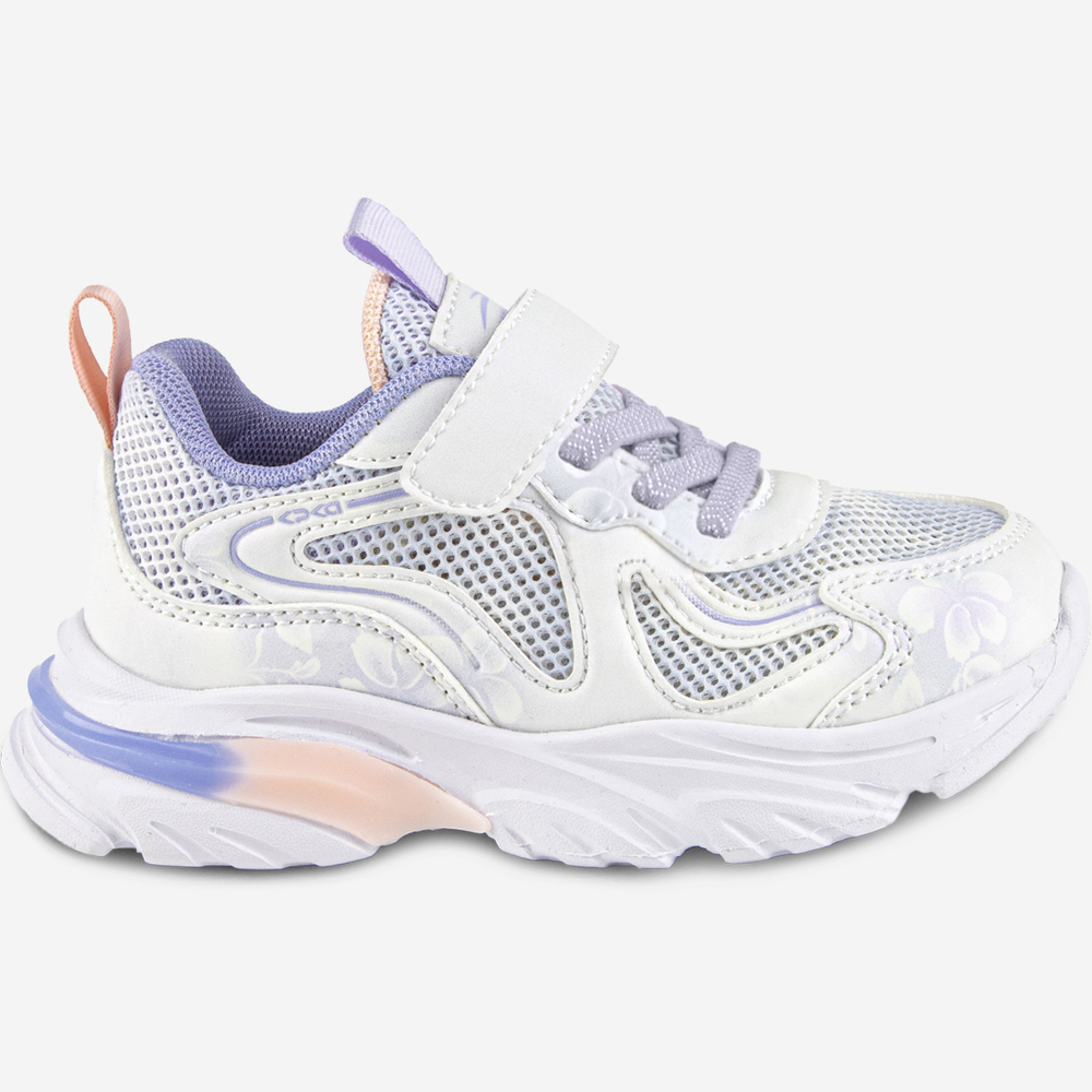 721232н-2 белый-сиреневый 28-1,29-1,30-1,31-1,32-1 Kapika П/ботинки Актив.отдых Кроссовки Иск.мат, Текстиль, ЭВА/ТПУ В/О жен