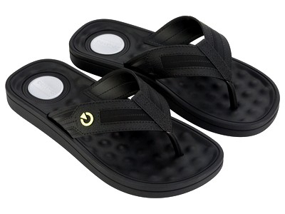 11859-AP397 Чёр 39/40-1,41-1,42-2,43-3,44-3,45/46-2 Cartago Туфли Пляж Вьетнамки ПВХ, Без подклада, ПВХ Лето Муж