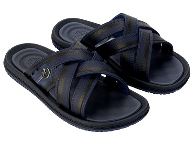 12317-BF018 Син 39/40-1,41-2,42-2,43-3,44-2,45/46-1,47-1 Cartago Туфли Пляж Вьетнамки ПВХ, Без подклада, ПВХ Лето Муж