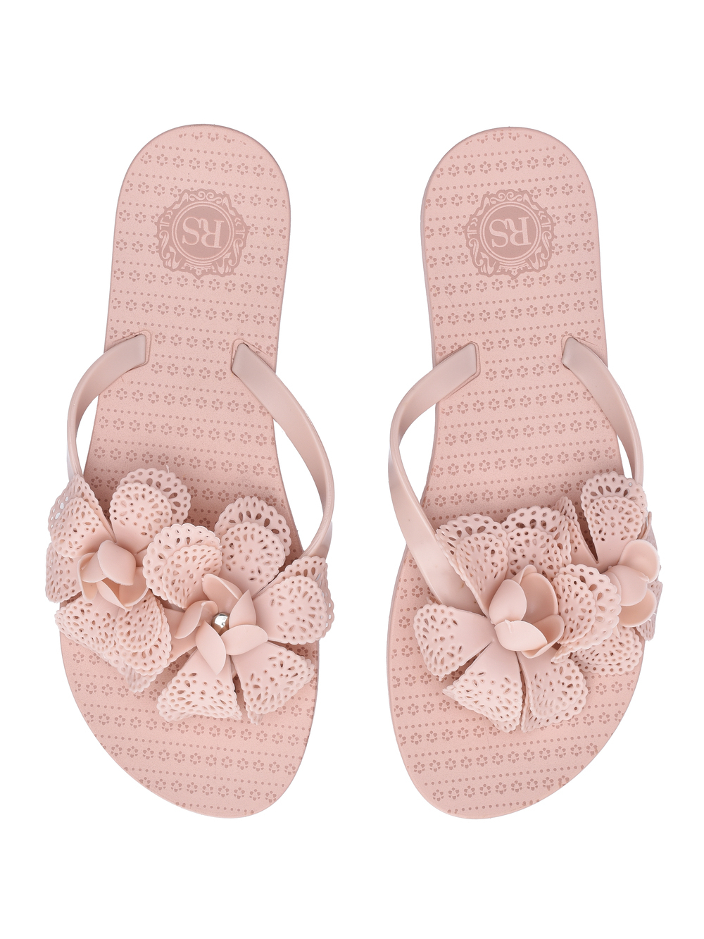 24230-163-1 Пудровый 36-1,37-1,38-2,39-3,40-3,41-2 Ridlstep Туфли Пляж Вьетнамки ПВХ, Без подклада, ПВХ Лето жен