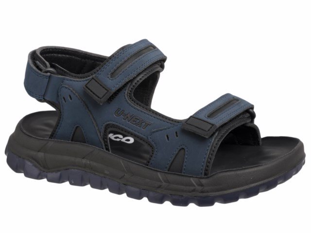 22-642C Т.син 33-2,34-2,35-2,36-2,37-2 Indigo kids Туфли Актив.отдых Сандалии Иск.мат, Иск.кожа, ПУ Лето Муж