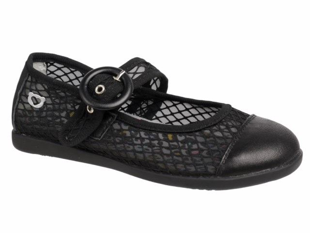 30-525D Чёр 31-2,32-2,33-2,34-2,35-2 Indigo kids Туфли Повсед Mary Jane Текстиль, Текстиль, ТЭП Лето жен
