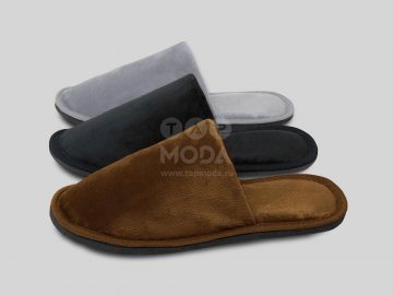 артикул 51 40-2,41-2,42-2,43-2,44-1,45-1 Tap Moda Туфли Дом Тапочки Текстиль, Текстиль Лето Муж