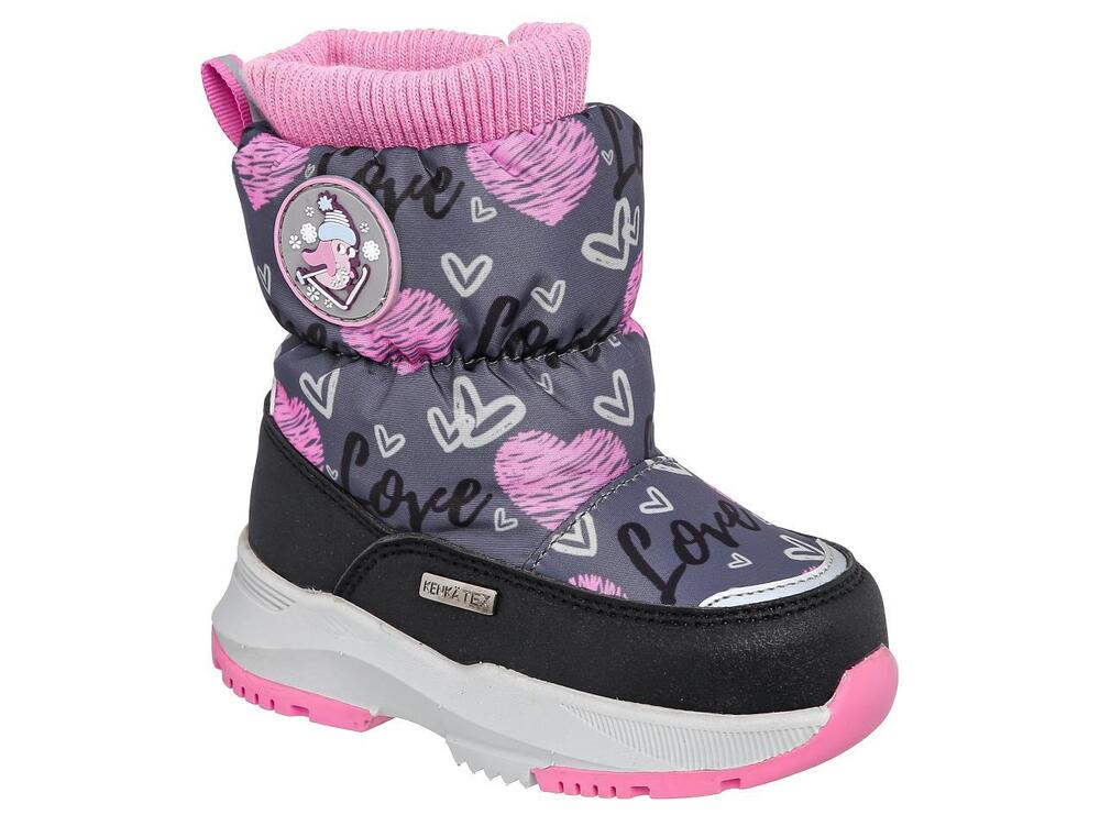 PVI_2112-21_grey 22-1,23-1,24-1,25-1,26-1,27-1 Kedberry П/сапоги Повсед Дутики Иск.мат, Мемб/нат.шерсть, ЭВА/ТЭП Зима жен