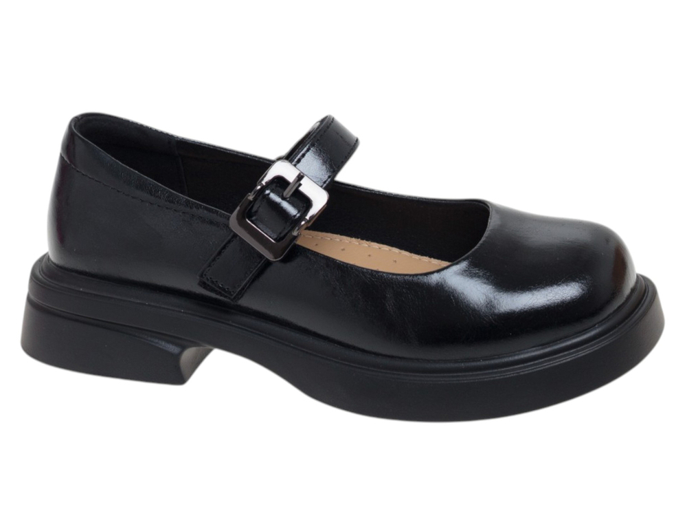 R001014379BK Чёр 32-1,33-1,34-2,35-2,36-1,37-1 Сказка Туфли Школа Mary Jane Иск.мат, Иск.кожа Лето жен