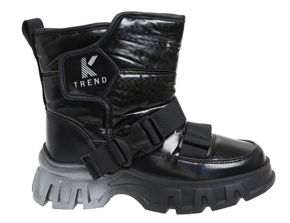 R580879235BK Чёр 33-1,34-1,35-2,36-1,37-2,37,5-1 Сказка П/сапоги Повсед Дутики Иск.мат, Нат.шерсть Зима жен
