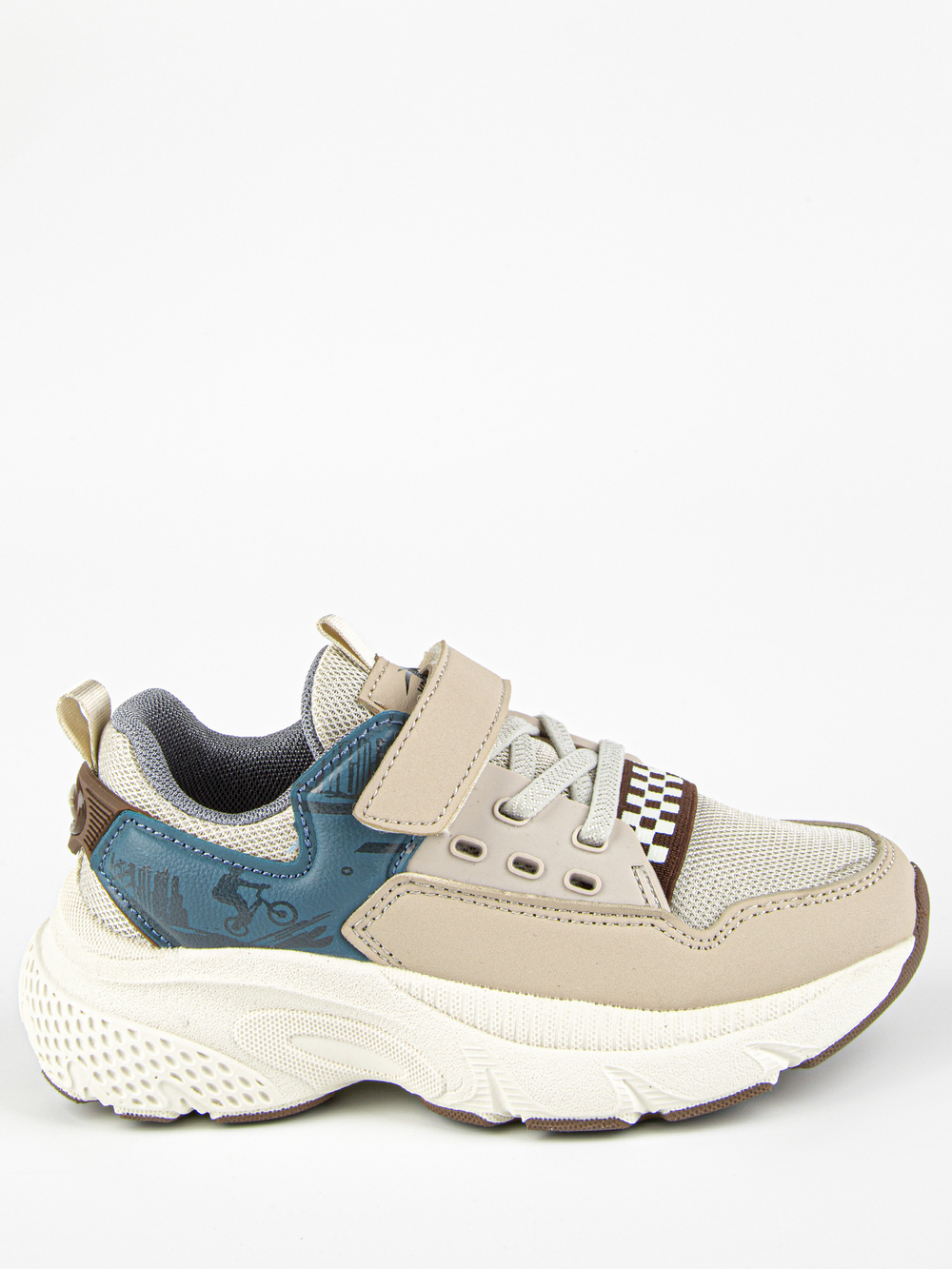 721233-2 Беж 28-1,29-1,30-1,31-1,32-1 Kapika П/ботинки Актив.отдых Кроссовки Иск.мат, Текстиль, ЭВА/ТЭП В/О Муж